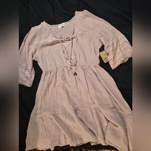 Elegant Pink Women's Dress